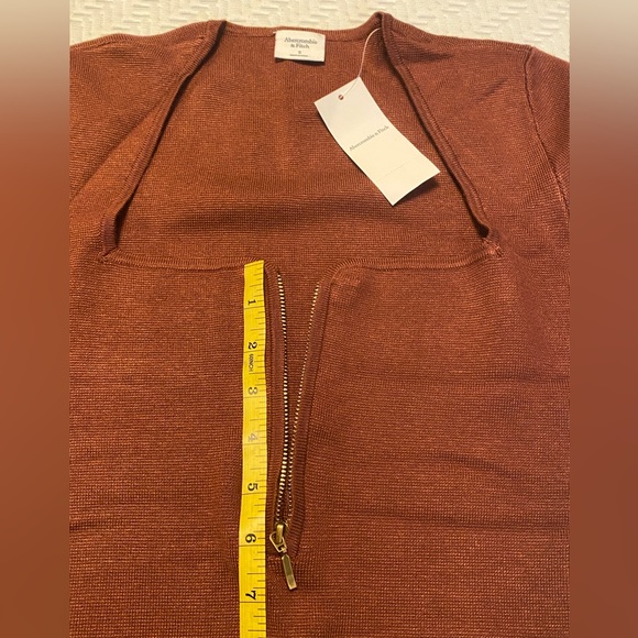 Womens Long Sleeve Half Zip Mini Dress SZ S - Picture 12 of 15